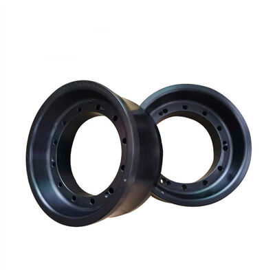 Zwart of aangepast autonoom wiel, ideaal voor robotica met hoge belasting, geautomatiseerde transport- en magazijnautomatiseringsoplossingen