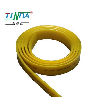 Aanpasbaar geel scherm drukwerk Squeegee Rubber Roll 60-90 Shore A Hardheid