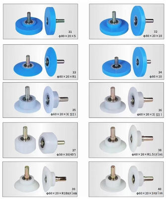 Gummirol met laag geluid voor veneer-auto-verpakkingsmachine