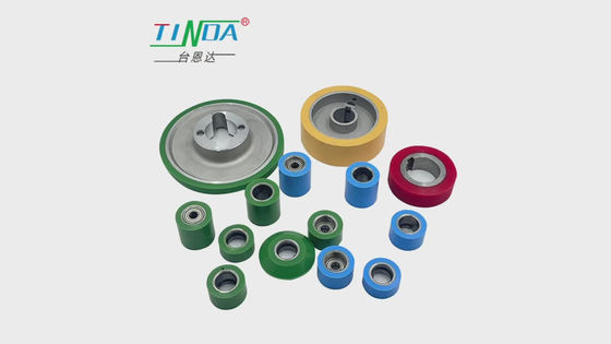 Aanpassing Rubber Roller Wheel glad oppervlak Rubber Guide Wheels