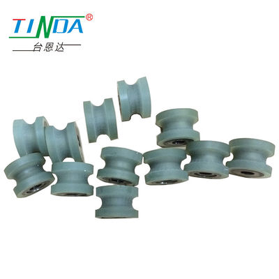 Glanzige prestaties Rubber Power Feed Rollers Pu rubber roller Antiwear