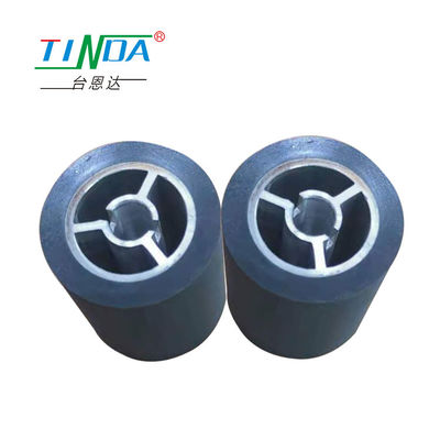 Glanzige prestaties Rubber Power Feed Rollers Pu rubber roller Antiwear