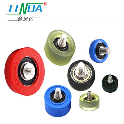 Aanpassing Rubber Roller Bearing Polyurethaan bedekte Lagers Roestvrij