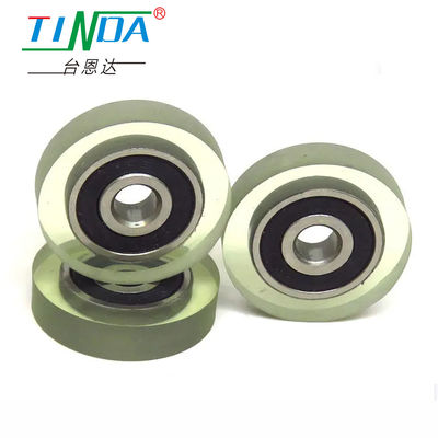 Aanpassing Rubber Roller Bearing Polyurethaan bedekte Lagers Roestvrij