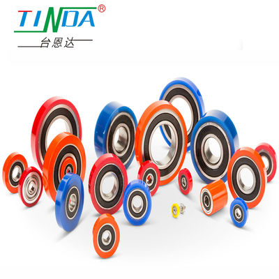 TINDA Rubbercoated Bearings Wheels met een hoge corrosiebestendigheid