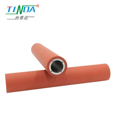 Verwarming van industriële kwaliteit Rubber coated steel rollers Rubber roller OEM