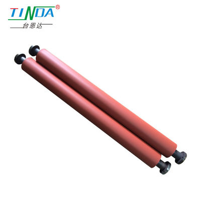 Verwarming van industriële kwaliteit Rubber coated steel rollers Rubber roller OEM