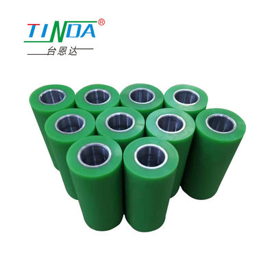 Houtbewerkingsmachine Rubber Roller Wheel Bearing Abrasion Resistance