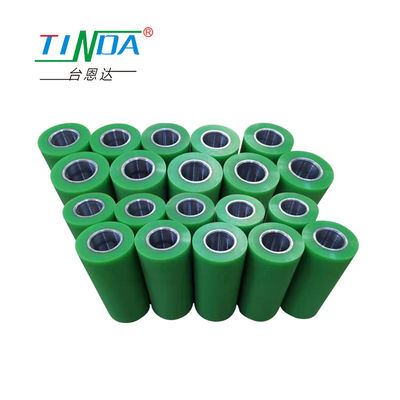 Houtbewerkingsmachine Rubber Roller Wheel Bearing Abrasion Resistance