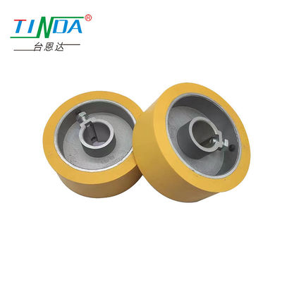 TINDA Rubber Polyurethane Roller Wheel gebruikt in Hout Side Polish Sanding Machine