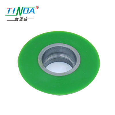 Houtbewerkingsmachine Rubber Roller Wheel Bearing Abrasion Resistance
