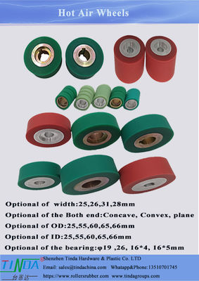 Cylindervormige rubbervoerrollers met hoge drukweerstand