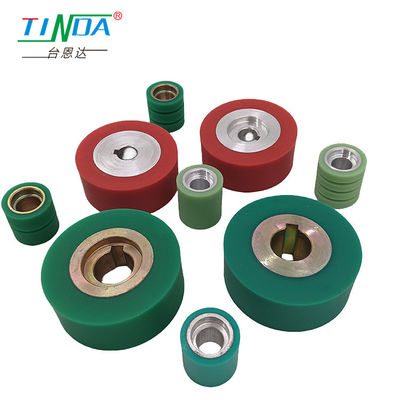 Temperatuurweerstand 350 °C Flexible cylindrische rubberpressrollers voor verschillende toepassingen