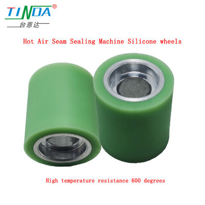 Hoogtemperatuur Warme Lucht Tot 750 °C Gekauwde siliconen wielen voor YF 301 H&amp;H Warme Lucht Seam Sealing Machine