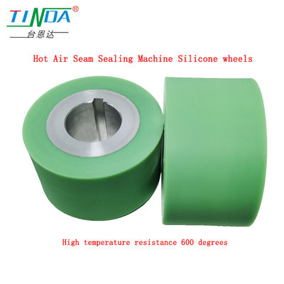 Hoogtemperatuur Warme Lucht Tot 750 °C Gekauwde siliconen wielen voor YF 301 H&amp;H Warme Lucht Seam Sealing Machine