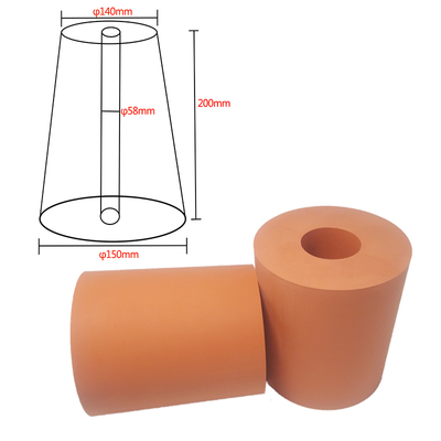 Hoge precisie warmteoverdracht siliconen wiel met aangepaste hardheid en tot 0,02 mm tolerantie