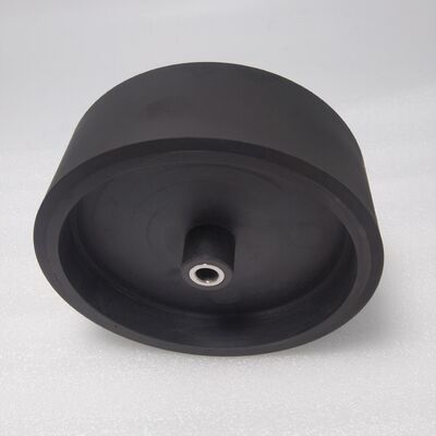 Plastic Metal Core Rubber Roller Wheel met Goede Grip Oppervlak Aangepast voor Tennis Trainingsapparatuur