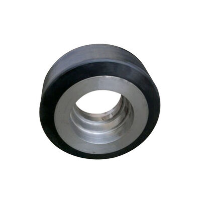 Zwart of aangepast autonoom wiel, ideaal voor robotica met hoge belasting, geautomatiseerde transport- en magazijnautomatiseringsoplossingen