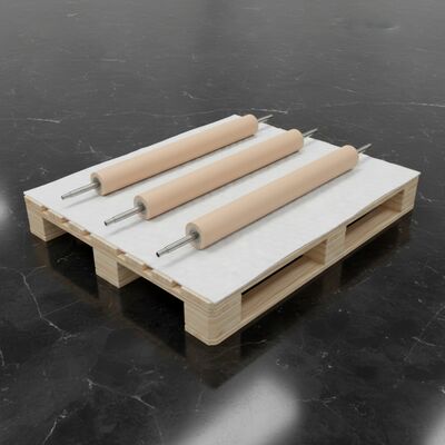 Silicone olievrije gemodificeerde siliconen roller perfect voor LCD-paneel productielijn.