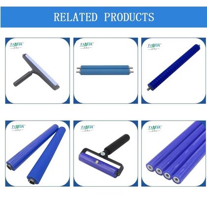 Kleverige siliconenroller, ideaal voor FPC-reiniging van filmlaminering